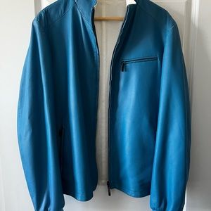 Canali Leather Jacket